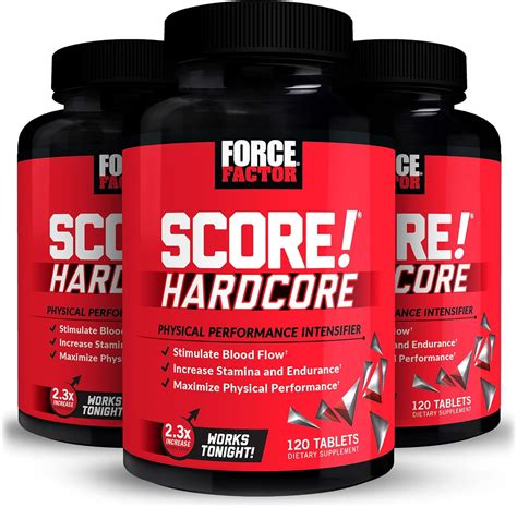 score hardcore|Force Factor Score! Hardcore Nitric Oxide Booster Supplement .